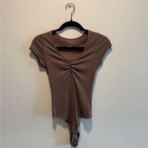 American Eagle Outfitters Brown Bodysuit